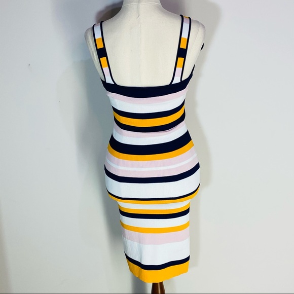 Kookai Dresses Kookai Striped Bodycon Fitted Dress Poshmark